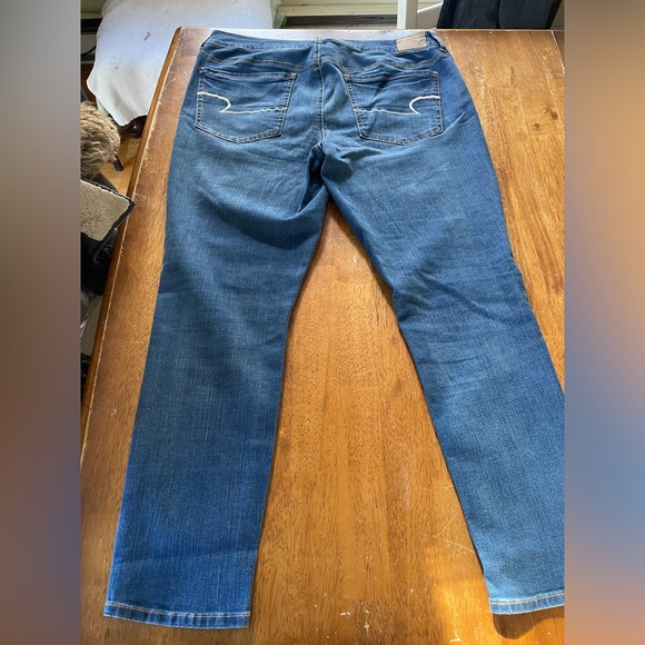 Super stretch blue jeans AE size 14 - Picture 6 of 8